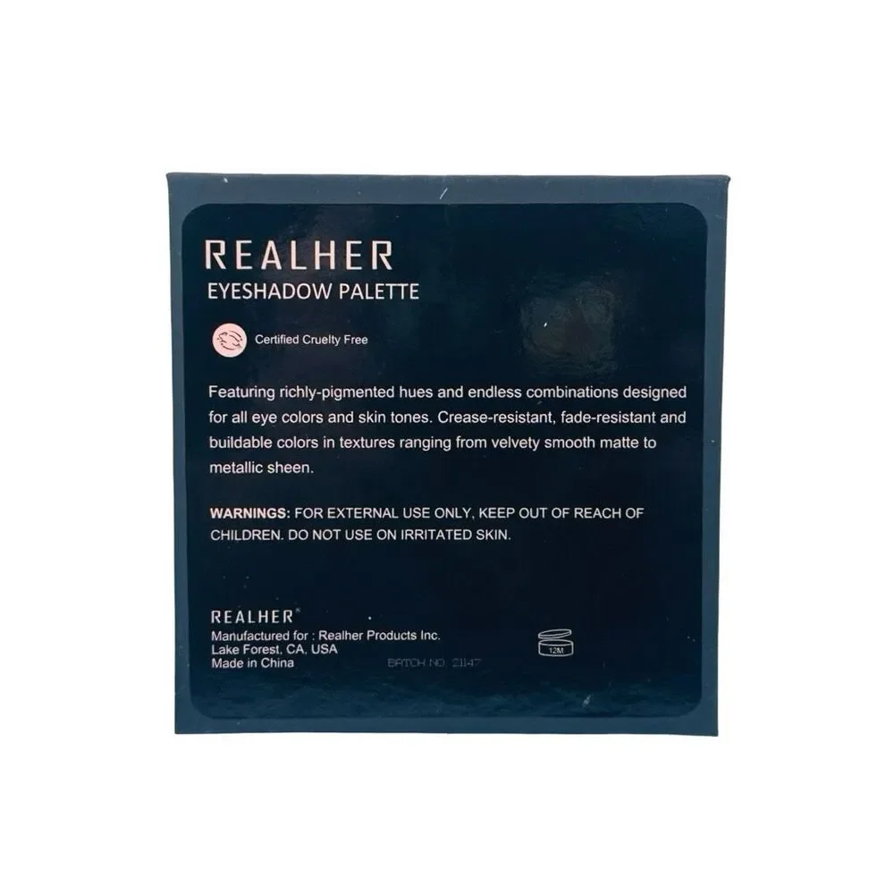 RealHer Make It Happen Eyeshadow Palette - 1.2g / 0.04 oz x 9
